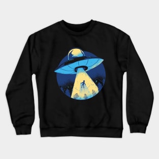 UFO Abduction Alien E.T Crewneck Sweatshirt